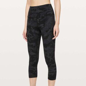 Lululemon Align Crop *21" Incognito Camo Multi Grey